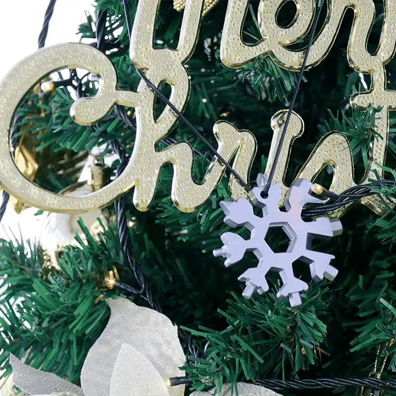 Multifunkční nástroj Amenitee 18v1 na sněhové vločky z nerezové oceli