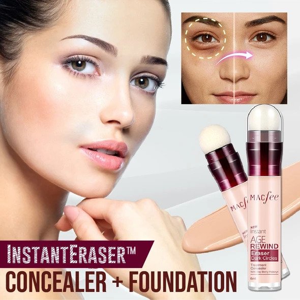 InstantEraser Concealer + Foundation s aplikační houbičkou - Obrázek 2