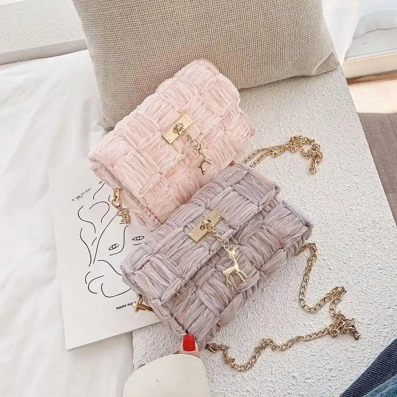 DIY sada květinové šifonové stuhy kabelky - Obrázek 2