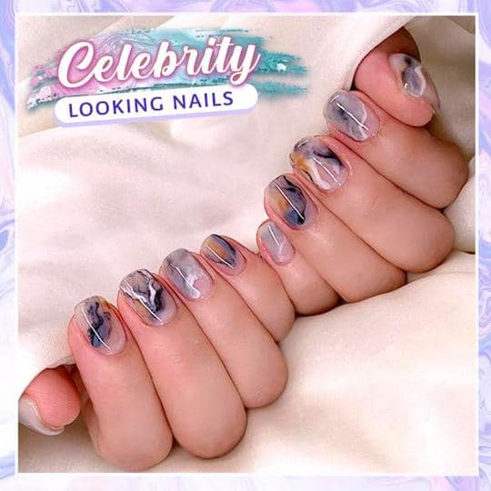Nailturální instantní samolepky z mramorové fólie - Obrázek 2