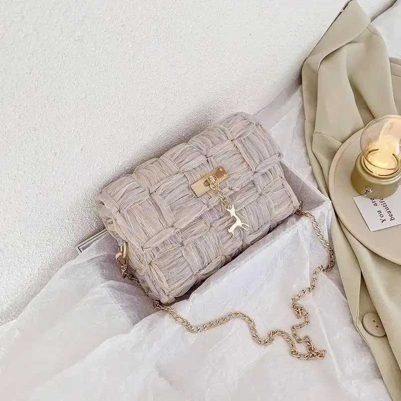 DIY sada květinové šifonové stuhy kabelky - Obrázek 3