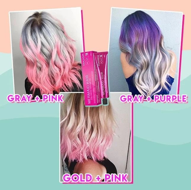 Šampon pro barvení vlasů Mořská panna - Obrázek 2