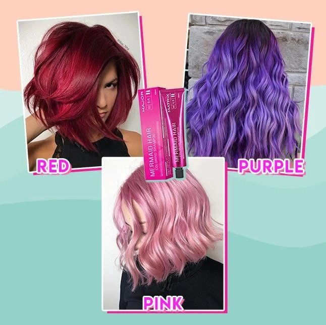 Šampon pro barvení vlasů Mořská panna - Obrázek 4