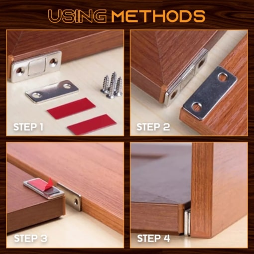 Ultratenké neviditelné magnetické dveřní zarážky - Obrázek 3